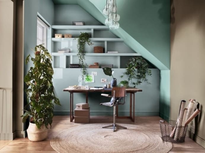 brave ground coastal grey home office