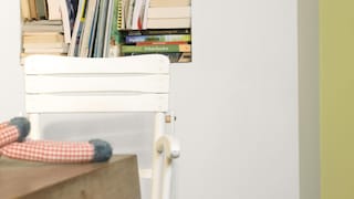 Liven up grey with contrasting green