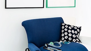 Refresh white with splashes of electric green