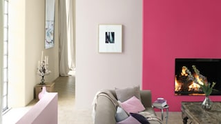 Use block colour to make a statement fireplace