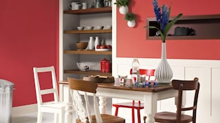 Use vibrant red for a confident look