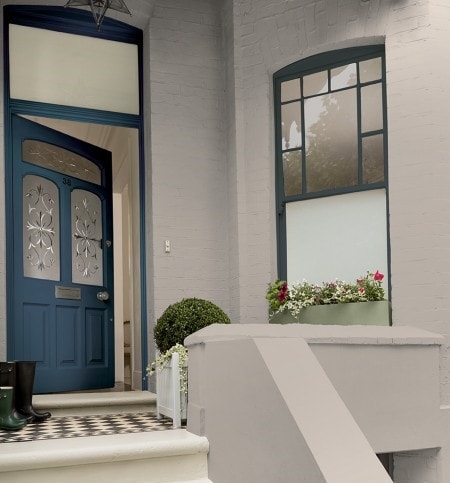 dulux concrete grey masonry paint