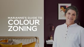 Colour lookbook: Zoning a room with paint