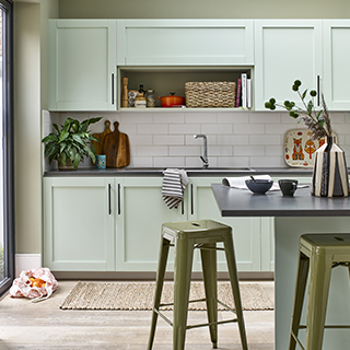 Small Kitchen Ideas - Paint Colours and Storage Tips