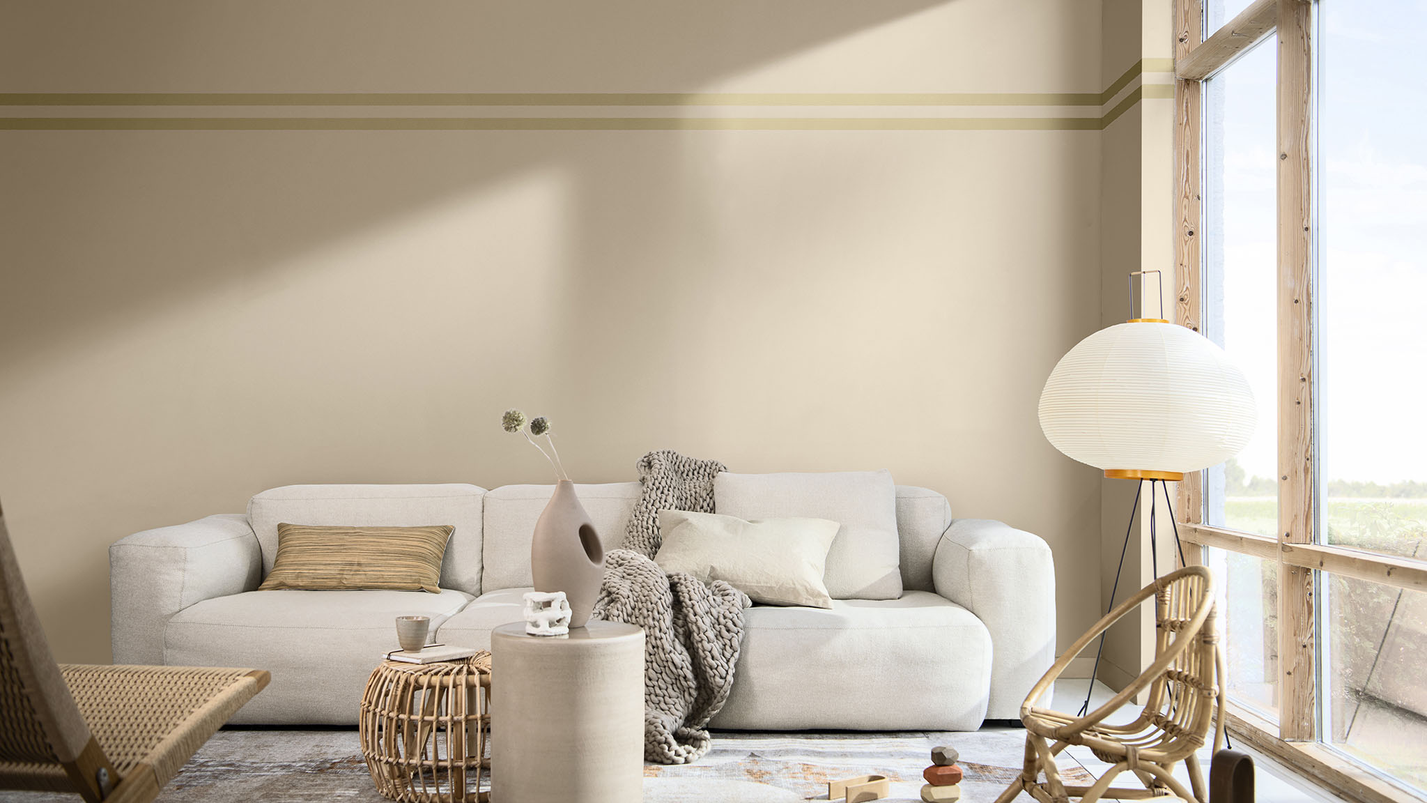 Bring the richness of nature into your home with warm, natural colours 