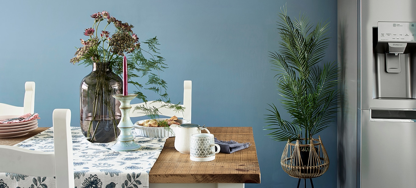 Denim Drift dining room