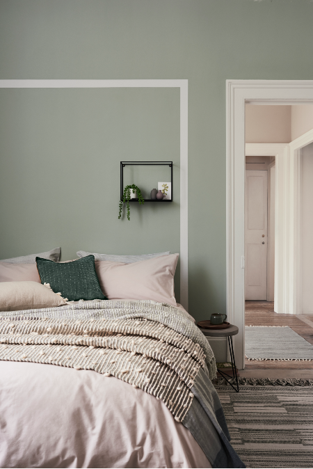 decorated bedroom green dulux simply refresh