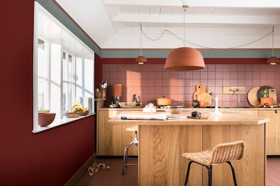Red kitchen