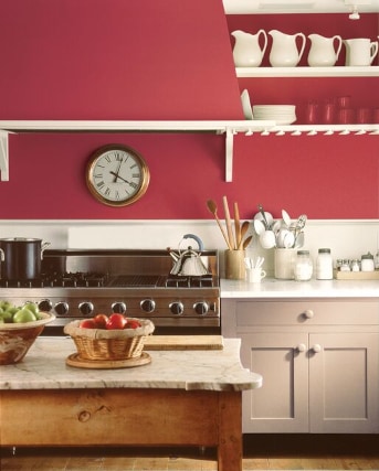 Red kitchen