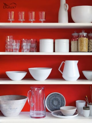 Red kitchen