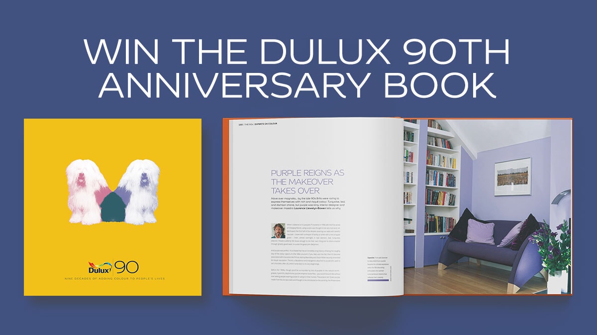 Enter to win the Dulux 90th Anniversary Book just in time for the festive season. 