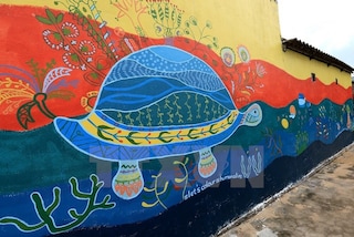 Hoàn thành làng bích họa Cảnh Dương