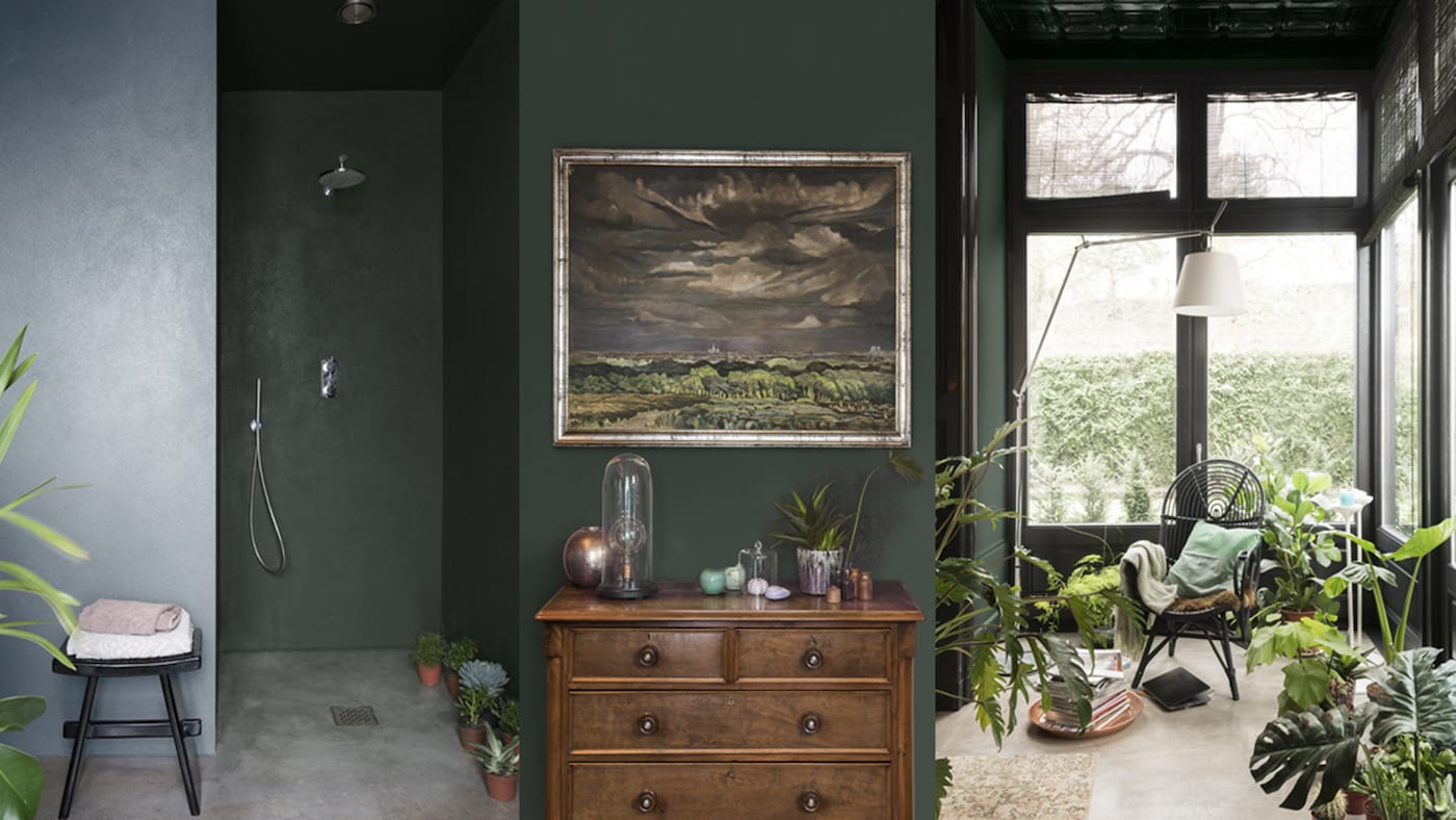 ไอเดียห้องนอนสีเขียว