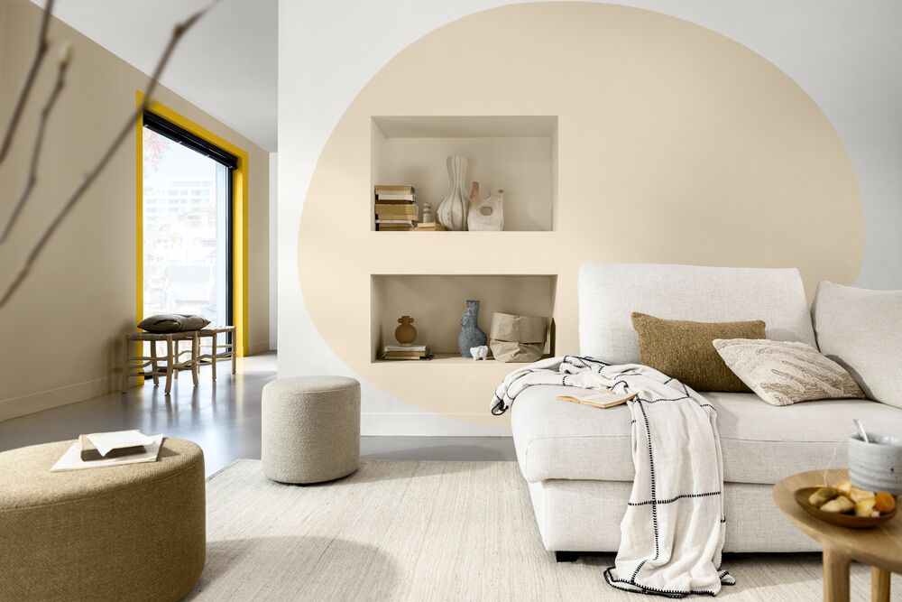 màu tường nổi bật