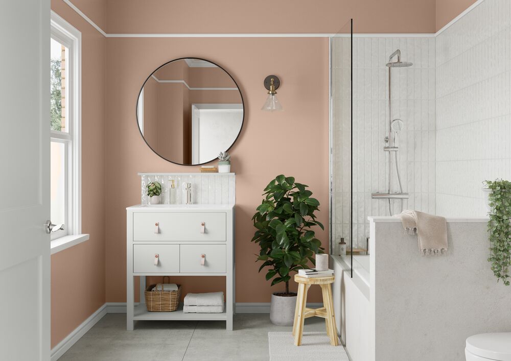 Màu tường phòng tắm