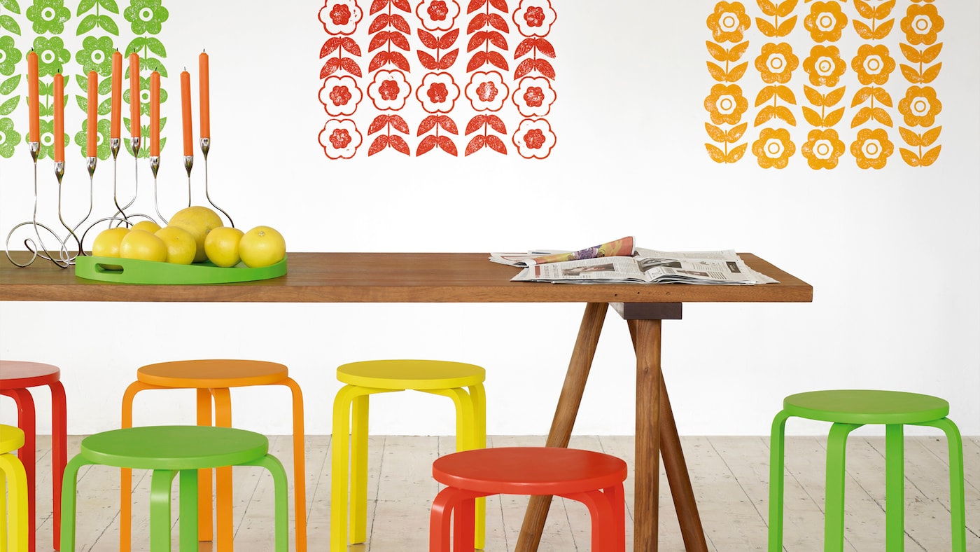 Add zest to dining with fruity brights + colours and products
