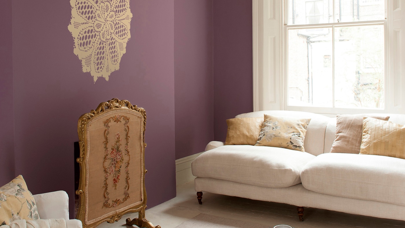 Aspire to romance with smoky violet + colours and products
