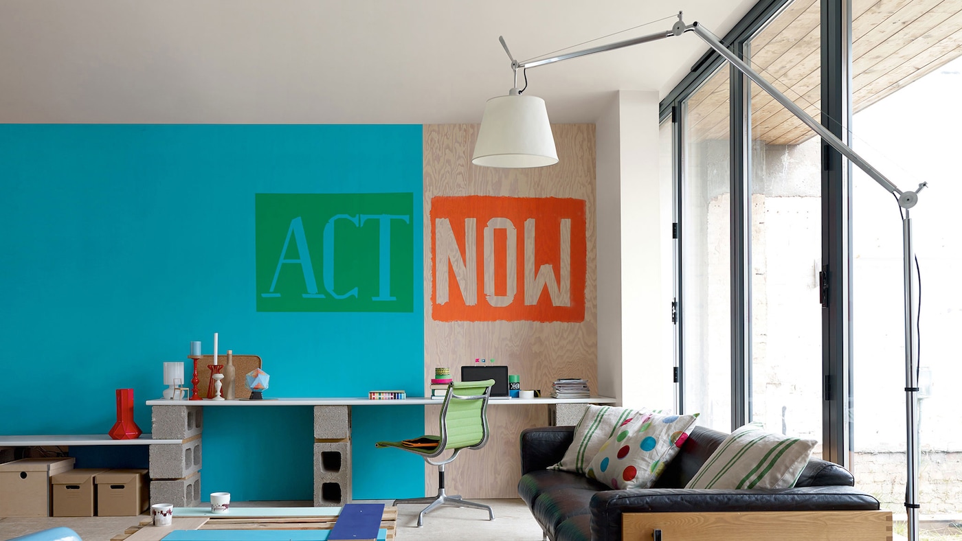 Celebrate chaos with bold colours 