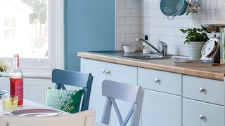 Choose pastel shades for a timeless kitchen decor
