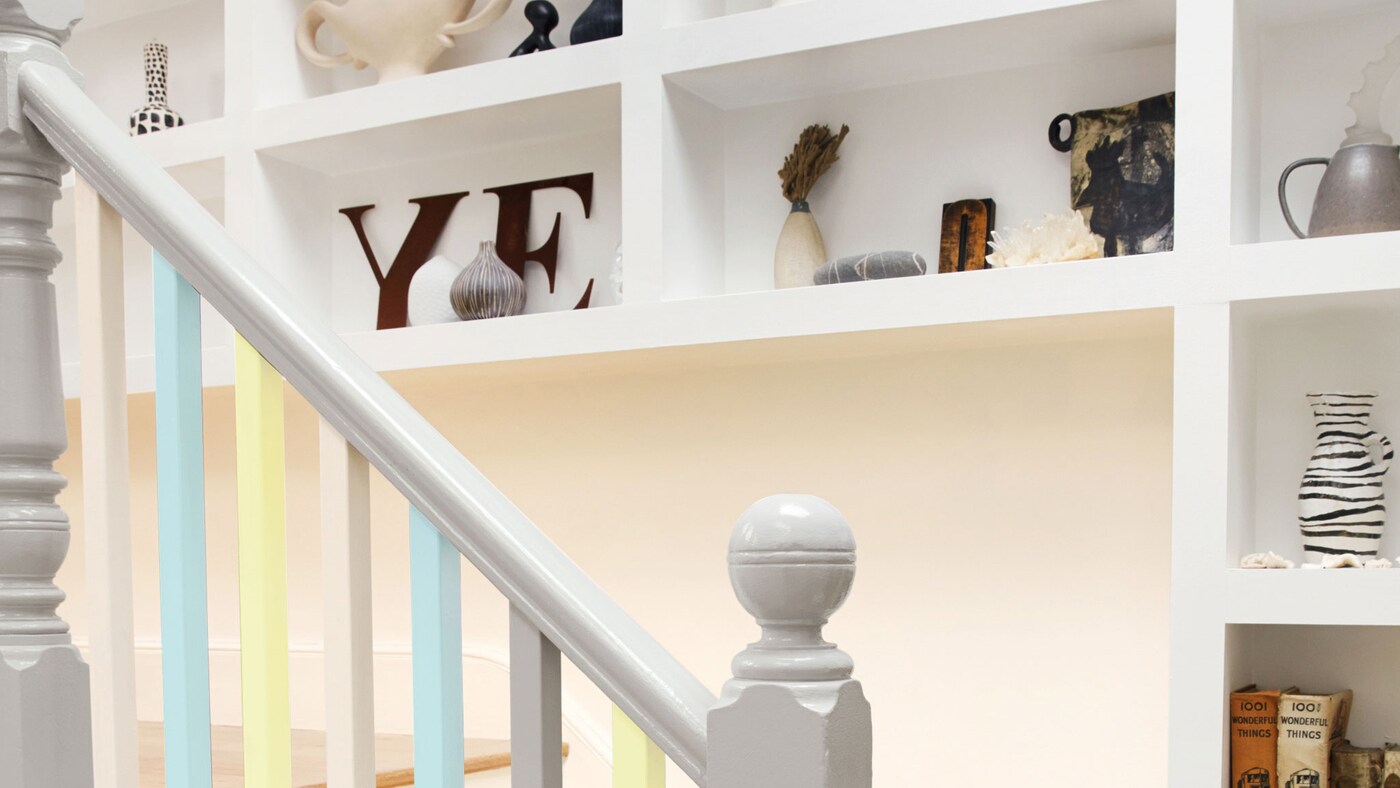 How to paint stairs and banisters Dulux