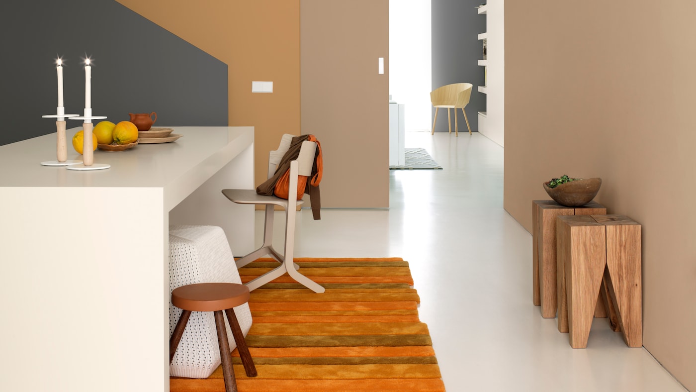 Inject warmth and charm with burnt orange + colours and products
