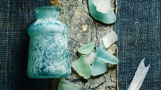 Layer blue hues for a coastal-inspired look