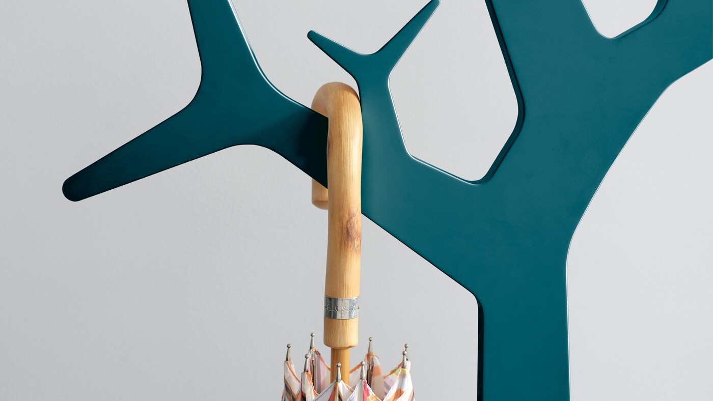 Make a statement with intense teal + colours and products
