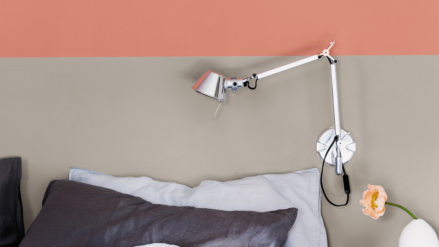 Feel like giving your bedroom a makeover? Pair Copper Orange – the 2015 Colour of the Year – with cool neutrals for a contemporary look