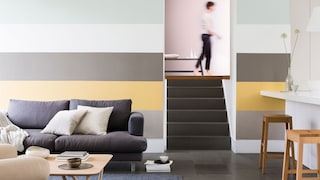 Open-plan room? Use colour to create zones