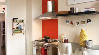 Add a pop of colour to a functional room