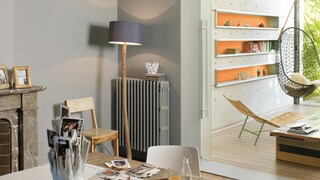 Choose stone grey for a cool dining room