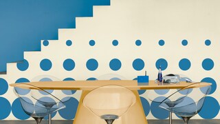 Immerse yourself in a rich, deep blue