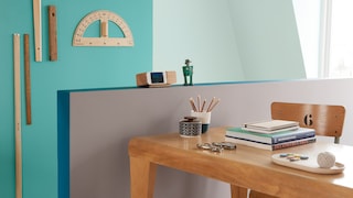 Let cool green and warm wood inspire you