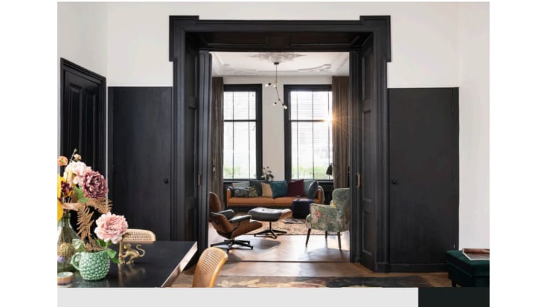 peinture laque valénite noir et blanc