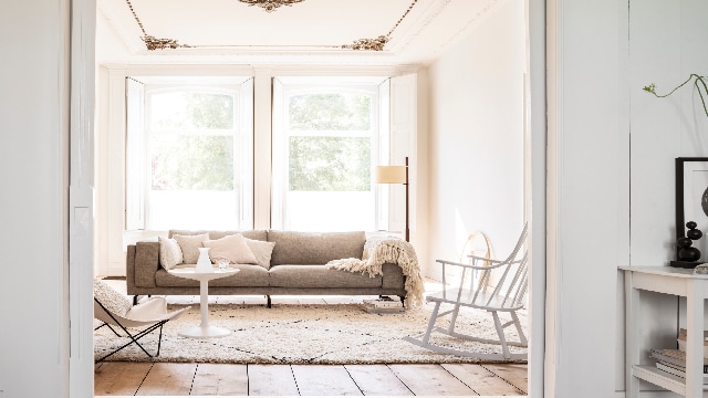 Une peinture blanche très déco