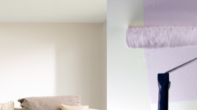 Une peinture blanche pour un plafond impeccable