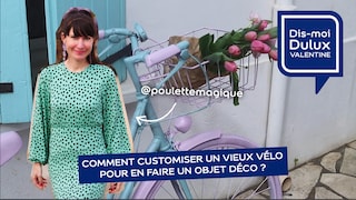 Comment customiser un vieux vélo pour en faire un objet déco ? 