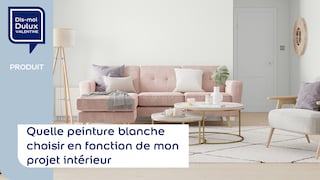 Quelle peinture blanche choisir en fonction de mon projet intérieur ?