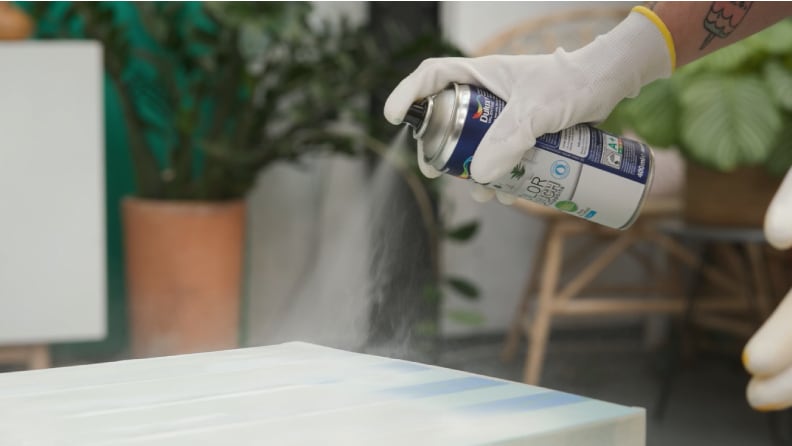 Application de l'aérosol