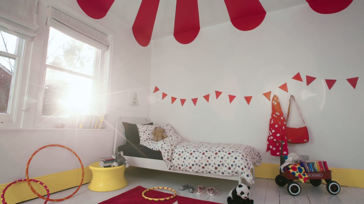 Comment peindre une chambre cirque - rendu final