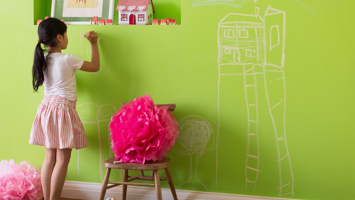 Une peinture facilement lessivable pour les chambres d’enfant