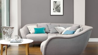 Salon chic et contemporain en nuances de gris 