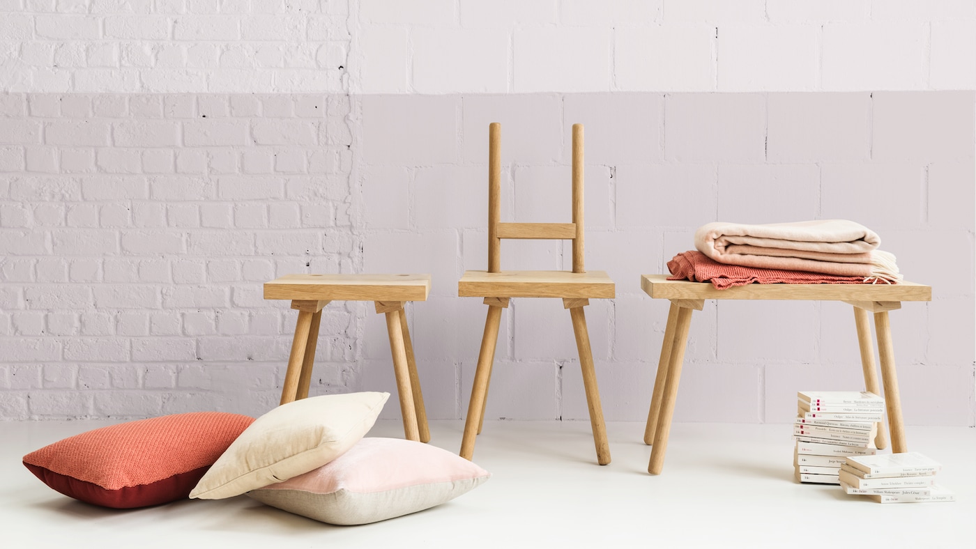 La peinture peut créer des effets géométriques dans le décor d'une pièce.