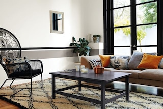 Un salon à la décoration simple et élégante