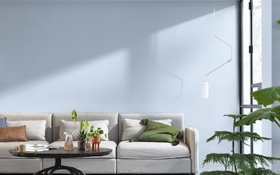 SALON MUR BLEU HORIZON