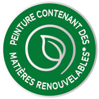 Peinture contenant des matières renouvelables