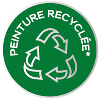Peinture recyclée