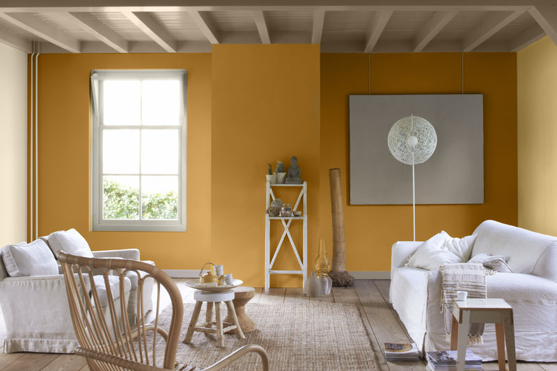 Peinture de couleur chaude