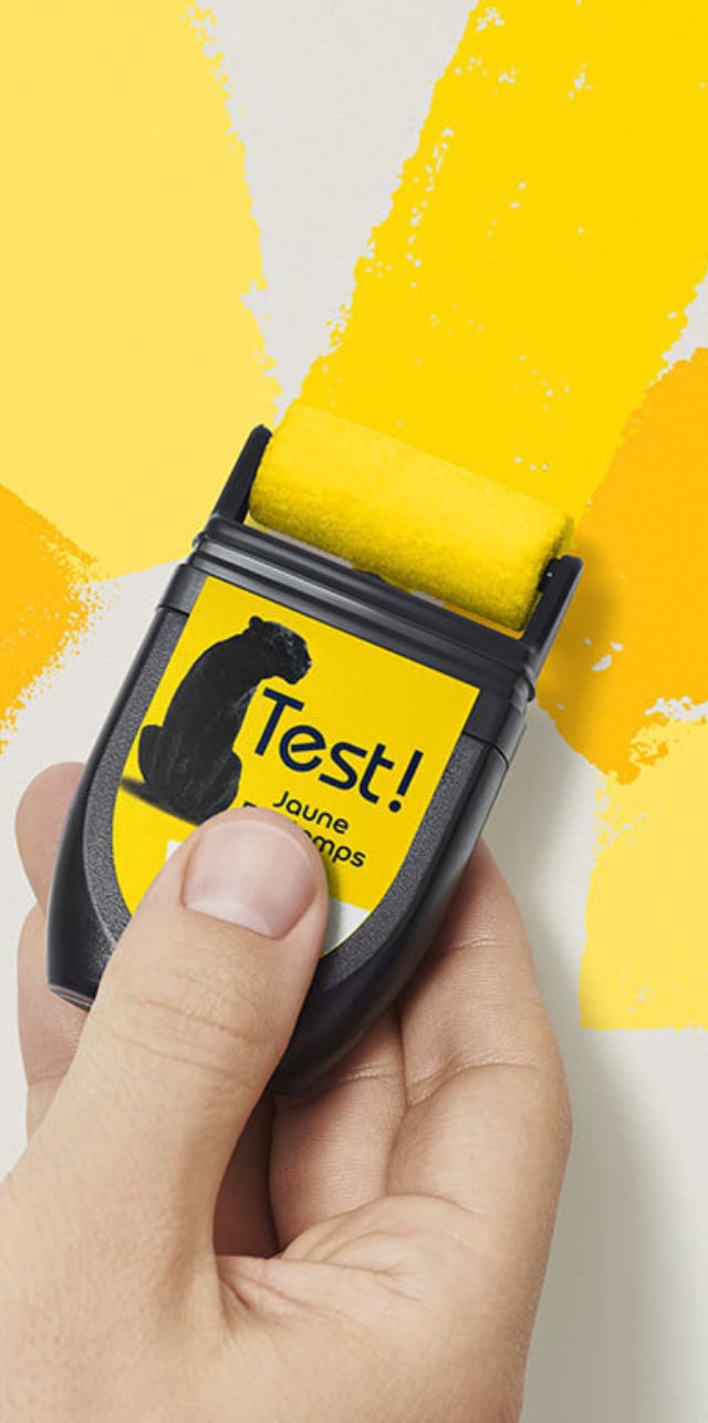 testeur jaune soleil