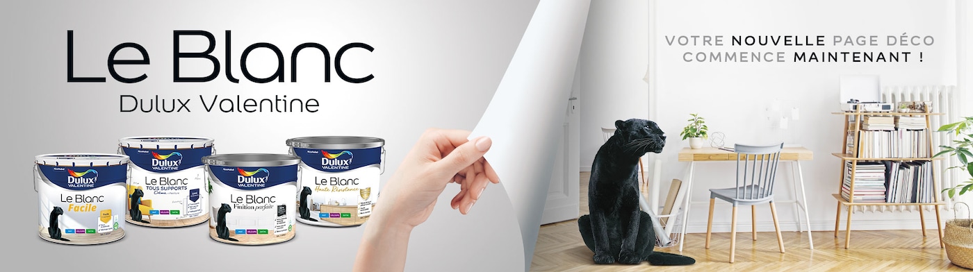 Les peintures blanches de Dulux Valentine